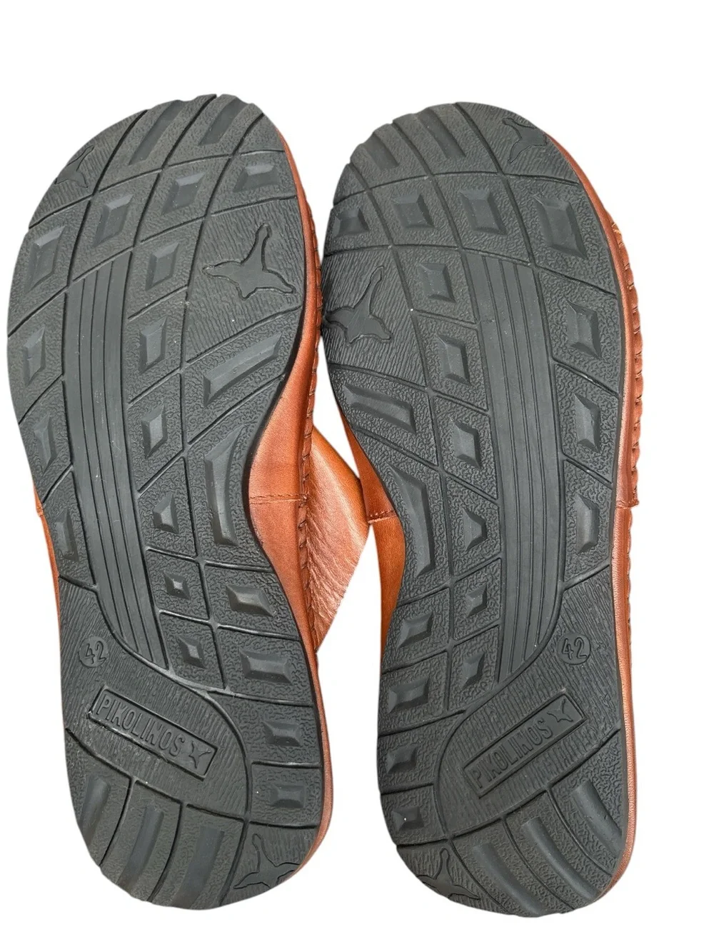 Pikolinos Tarifa Men’s Leather Slide Sandals Size 42 US 8.5 Like New Cuero